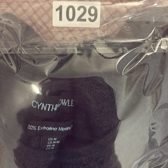 Cynthia Rowley Women’s Charcoal Merino Wool Sweater Dress Size M - Picture 7 of 7